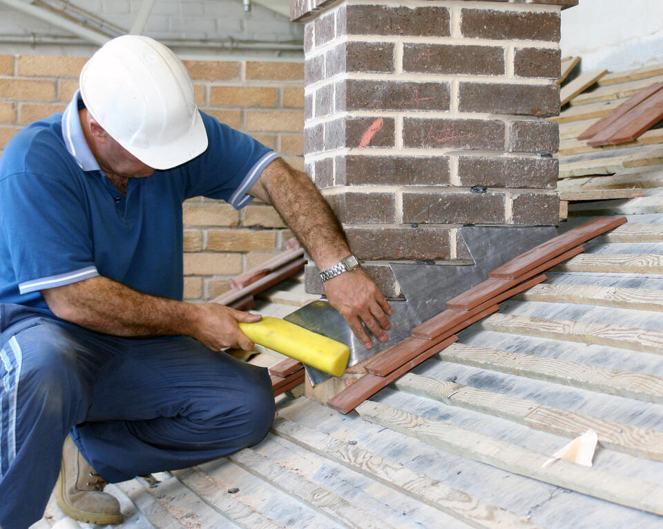 roof flashing-chimney flashing repairs