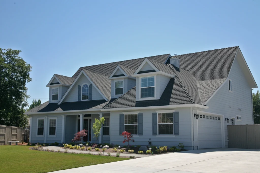 shingle roof new home